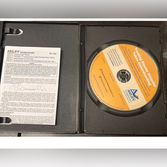 Abilify (aripiprazole) - Drug Rep Pharmaceutical Collectible Promo Bipolar CD - Picture 3 of 3